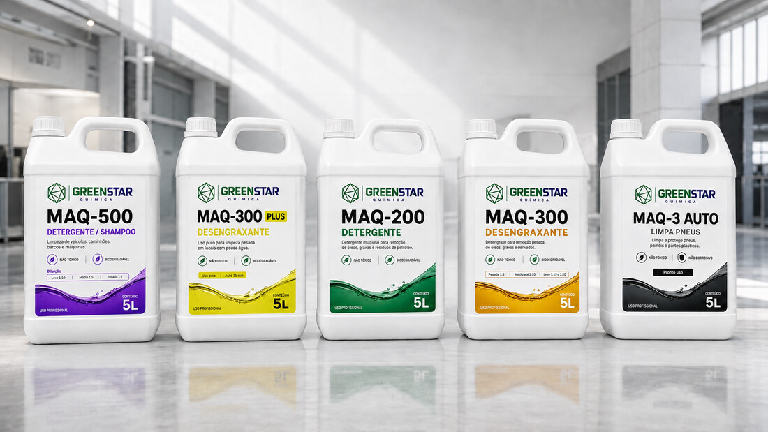 Linha MAQ GreenStar: MAQ-500, MAQ-300 Plus, MAQ-200, MAQ-300 e MAQ-3 Auto